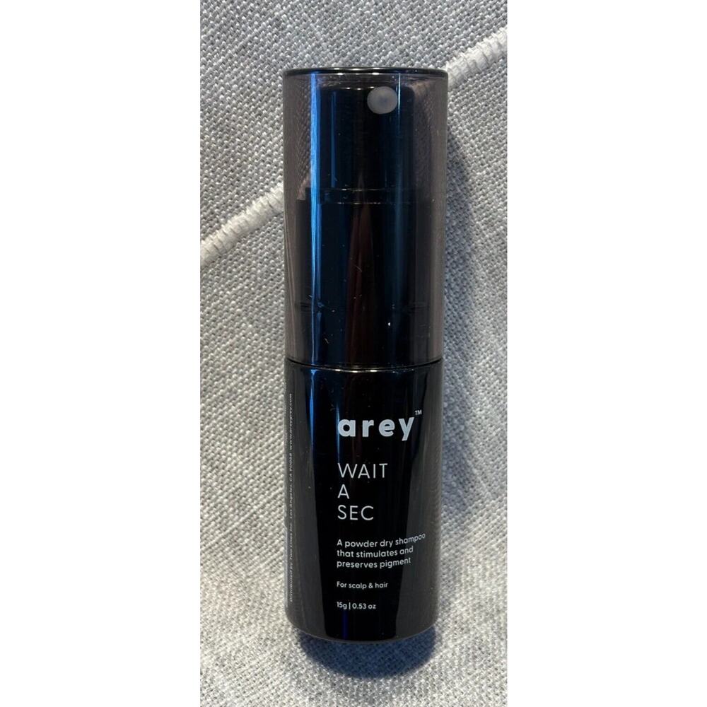 Arey Wait A Sec A Powder Dry Shampoo for Scalp & Hair 0.53 oz / 15g, Brand New